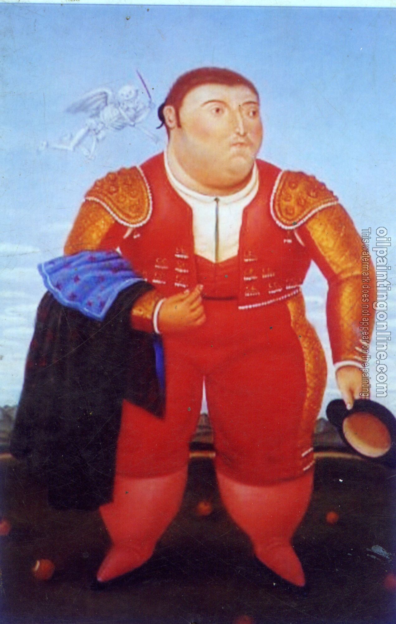 Botero, Fernando - Abstract oil painting.